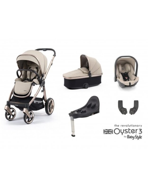 OYSTER 3 STROLLER SET 5IN1 Creme Brulee