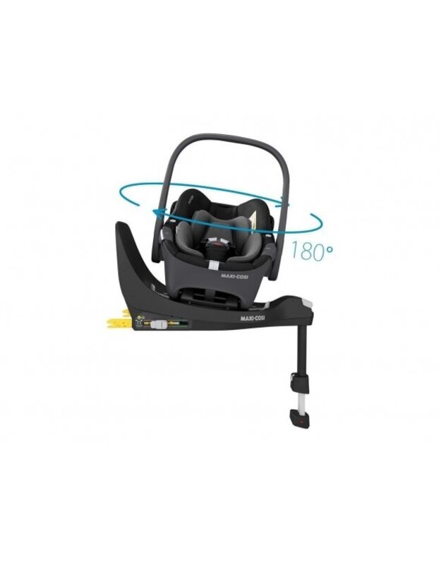 Automobilinė kėdutė Maxi cosi Pebble 360 Twillic Truffle 0-13kg + ISOFIX MAXI COSI FAMILYFIX 360