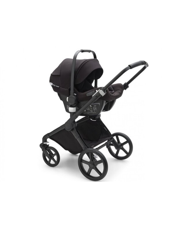 Universalus vežimėlis Bugaboo Fox 5 Midnight black/Midnight black/graphite frame 2in1