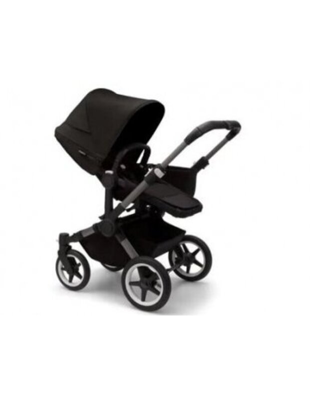 Universalus vežimėlis Bugaboo Donkey 5 Mono 2in1 Graphite/Midnight Black/Midnight Black