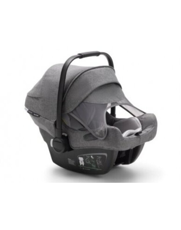 Bugaboo Turtle AIR by Nuna automobilinė kėdutė 0-13kg Grey Melange