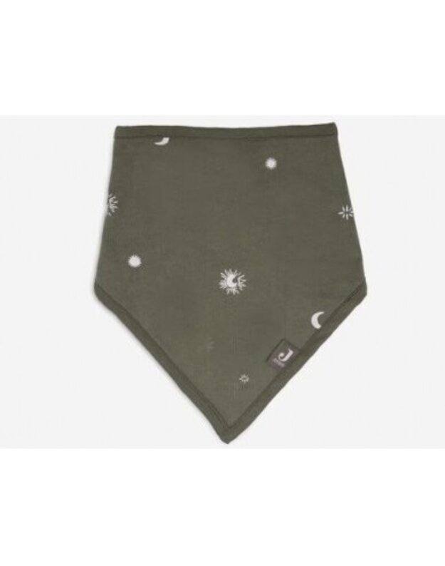 Jollein seilinukas Bib Bandana Stargaze Leaf Green 2vnt