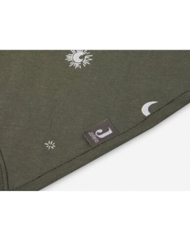 Jollein seilinukas Bib Bandana Stargaze Leaf Green 2vnt