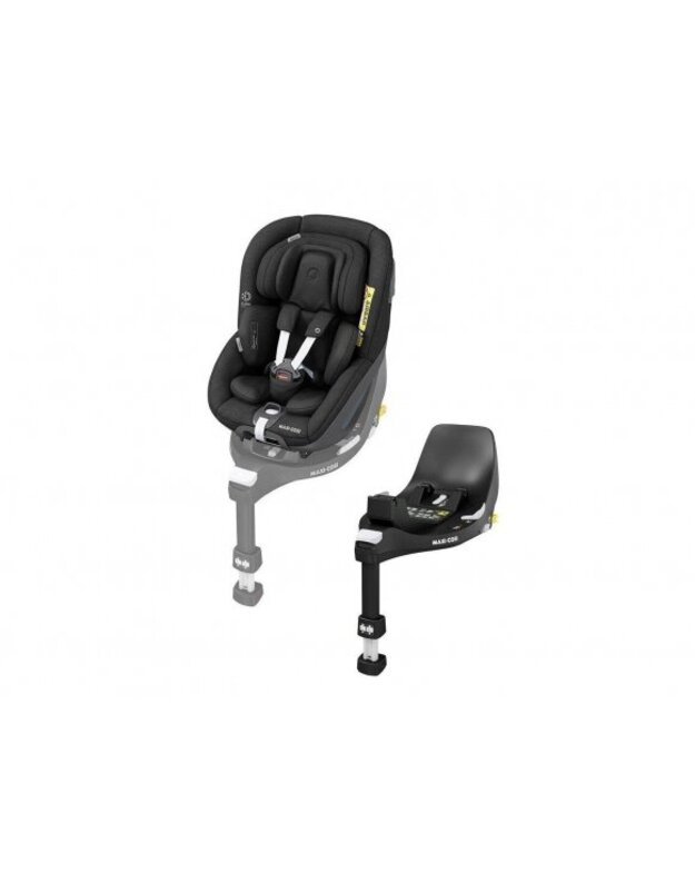 Maxi-Cosi Pearl 360 Automobilinė kėdutė + FamilyFix 360 Bazė Authentic Black 0-18 kg