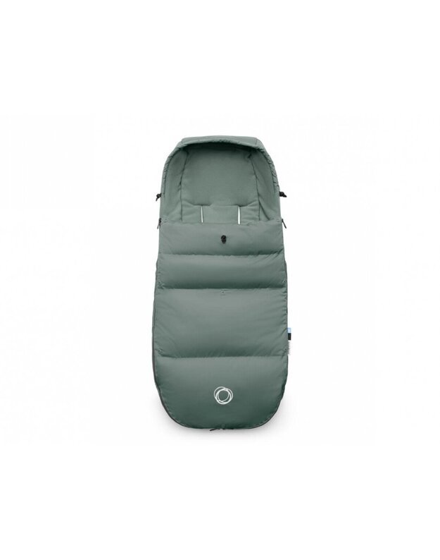 Bugaboo vežimėliams skirtas pūkinis žiemos vokelis, mova Performance Pine Green