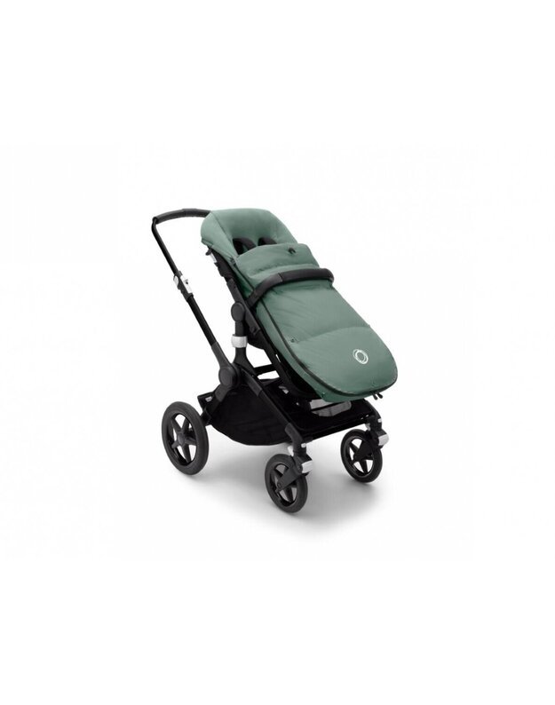 Bugaboo vežimėliams skirtas pūkinis žiemos vokelis, mova Performance Pine Green