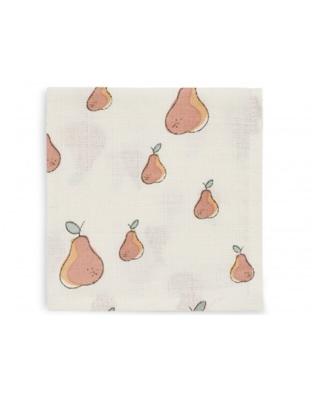 Jollein muslino merliukai 31x31 cm Pear 3vnt