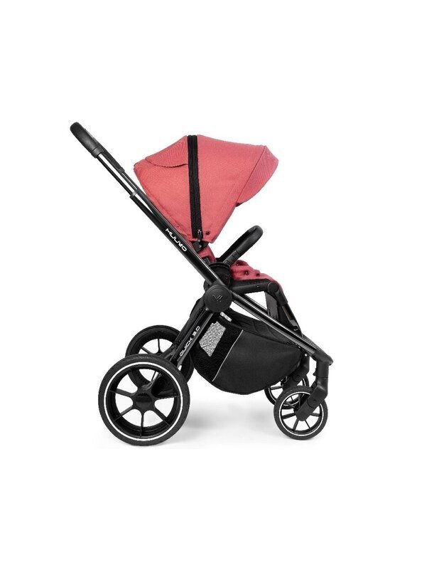 Universalus vežimėlis Muuvo Quick 3.0 Pure Pink standart 2in1 Chrome Black