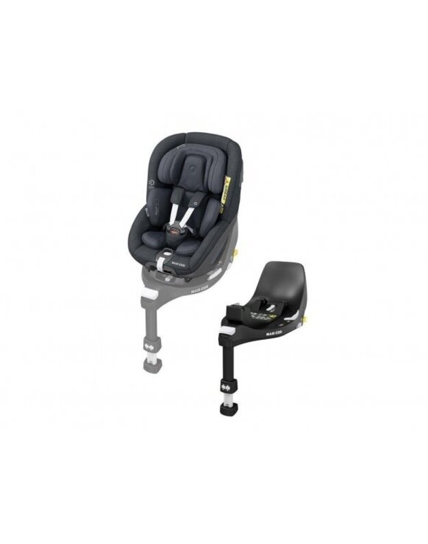 Maxi-Cosi Pearl 360 Automobilinė kėdutė + FamilyFix 360 Bazė Authentic Graphite 0-18 kg