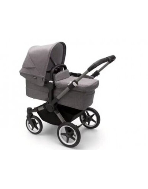 Universalus vežimėlis Bugaboo Donkey 5 Mono 2in1 Graphite/Grey Melange/Grey Melange