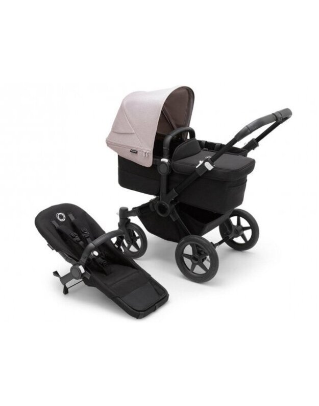 Universalus vežimėlis Bugaboo Donkey 5 Mono 2in1 Black/Midnight Black/Misty White