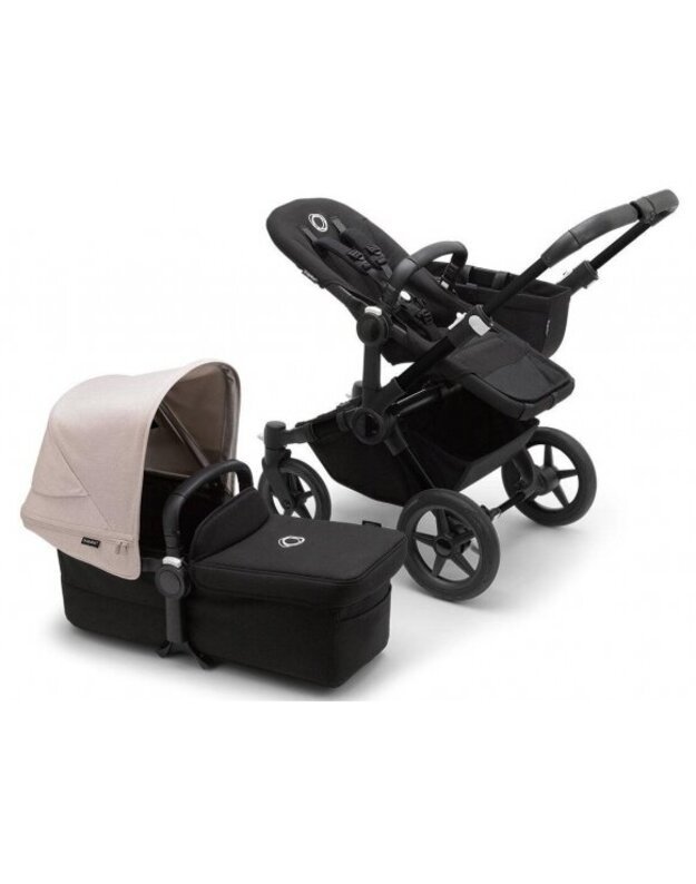 Universalus vežimėlis Bugaboo Donkey 5 Mono 2in1 Black/Midnight Black/Misty White