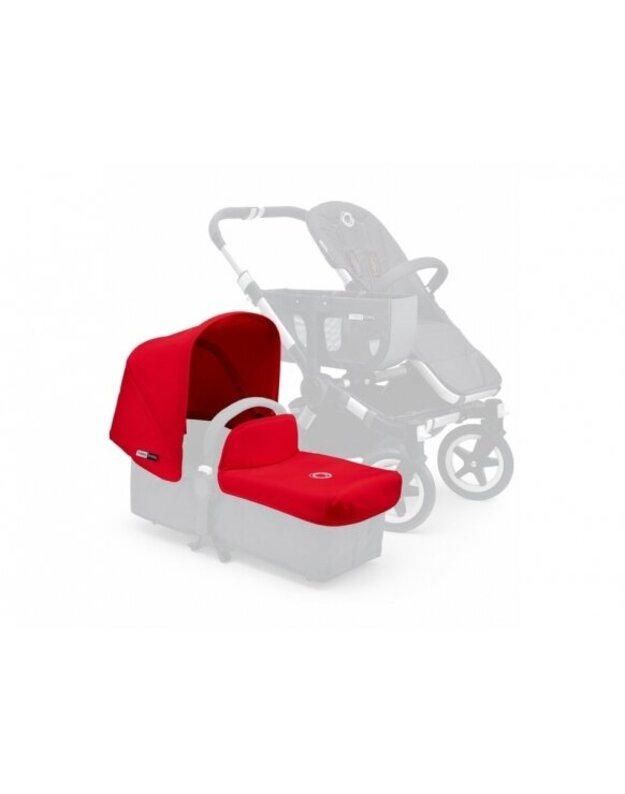 Bugaboo Donkey universalus stogelis su lopšio užklotu Red