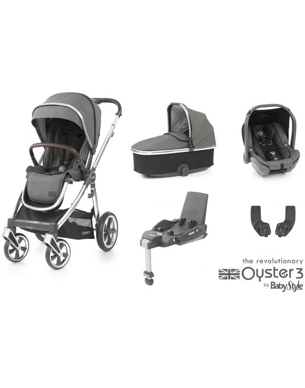 OYSTER 3 STROLLER SET 5IN1 MERCURY/MIRROR