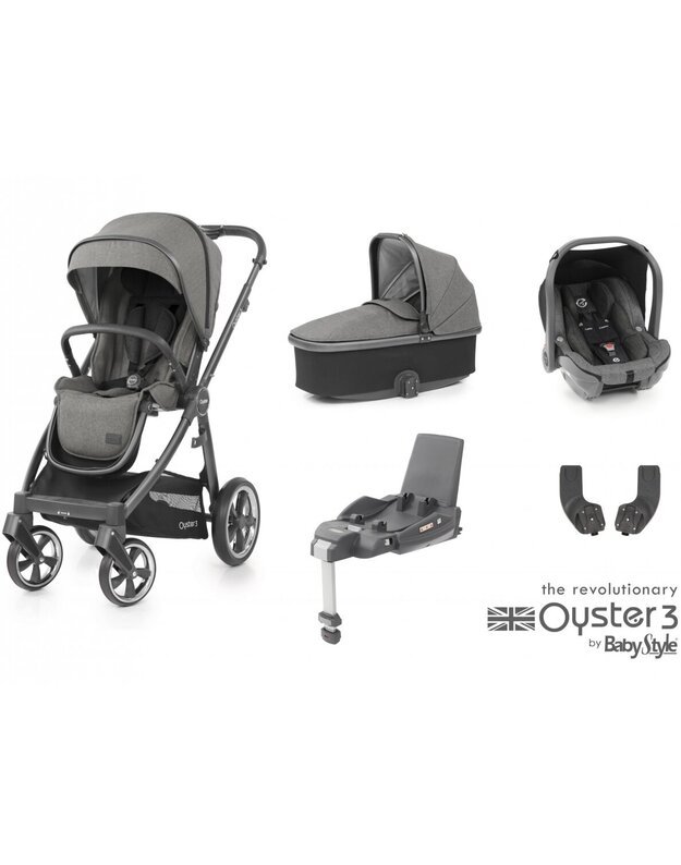 OYSTER 3 STROLLER SET 7IN1 MERCURY/CITY GREY