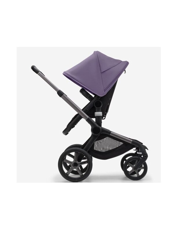 Universalus vežimėlis Bugaboo Fox 5 Astro purple/midnight black/graphite frame 2in1