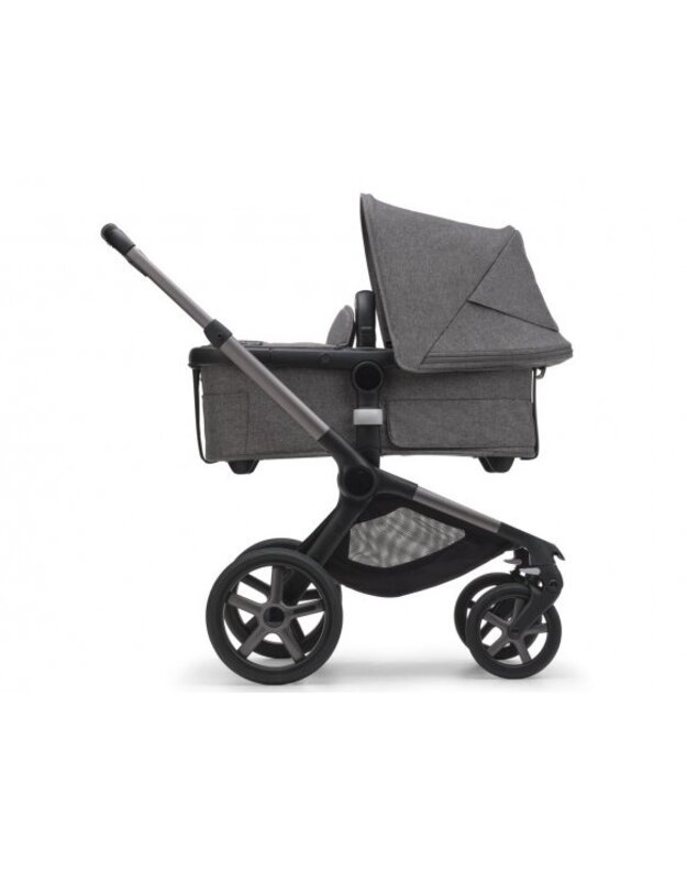 Universalus vežimėlis Bugaboo Fox 5 Grey mélange/Grey mélange/graphite frame 2in1