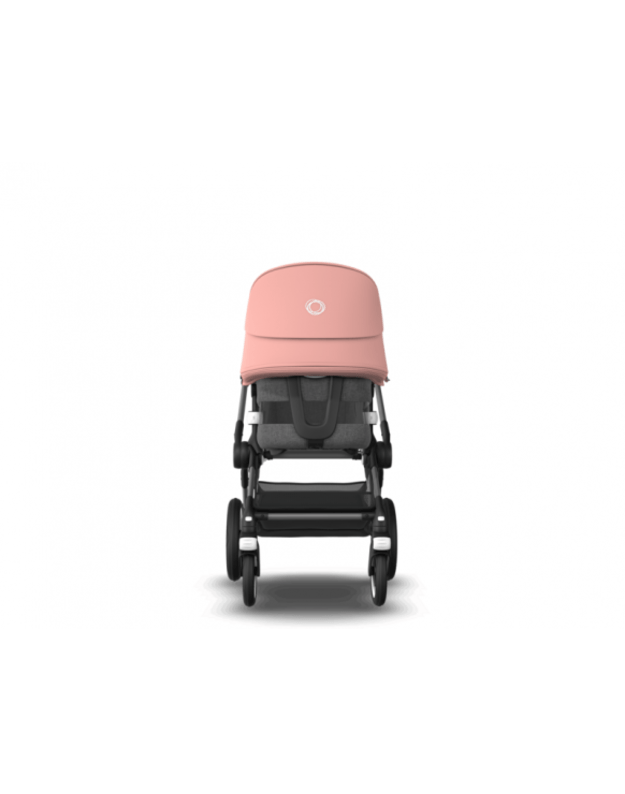 Universalus vežimėlio komplektas 2in1 Bugaboo Fox 3 Morning pink/grey melange/graphite važiuoklė