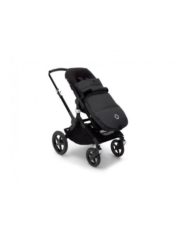 Bugaboo vežimėliams skirtas pūkinis žiemos vokelis, mova Performance Midnight Black