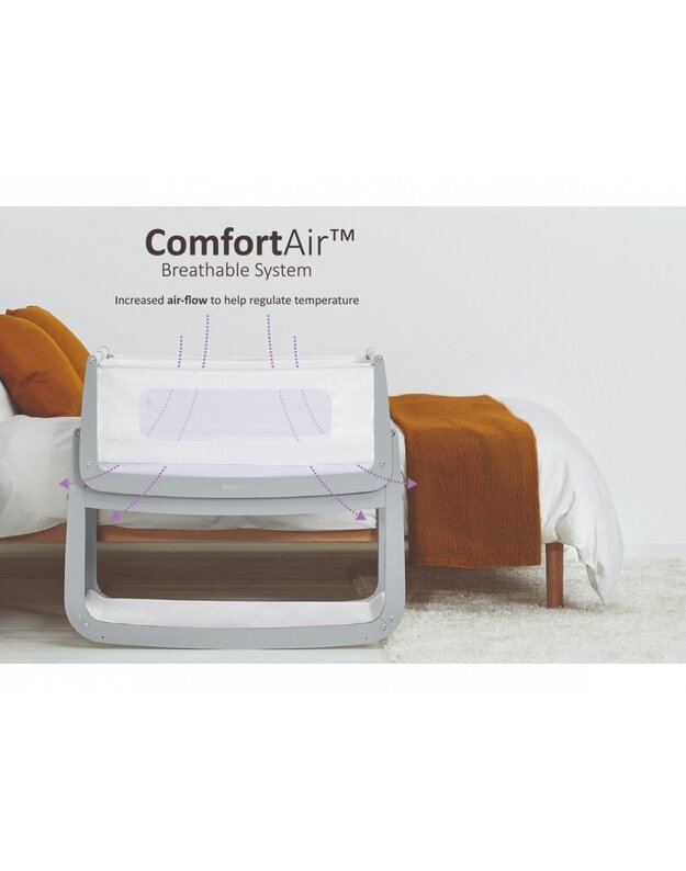 SnuzPod4 Bedside Crib Starter Bundle Dove