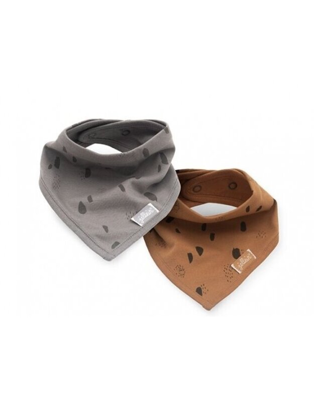 Jollein seilinukas Bandana Spot Storm grey/caramel