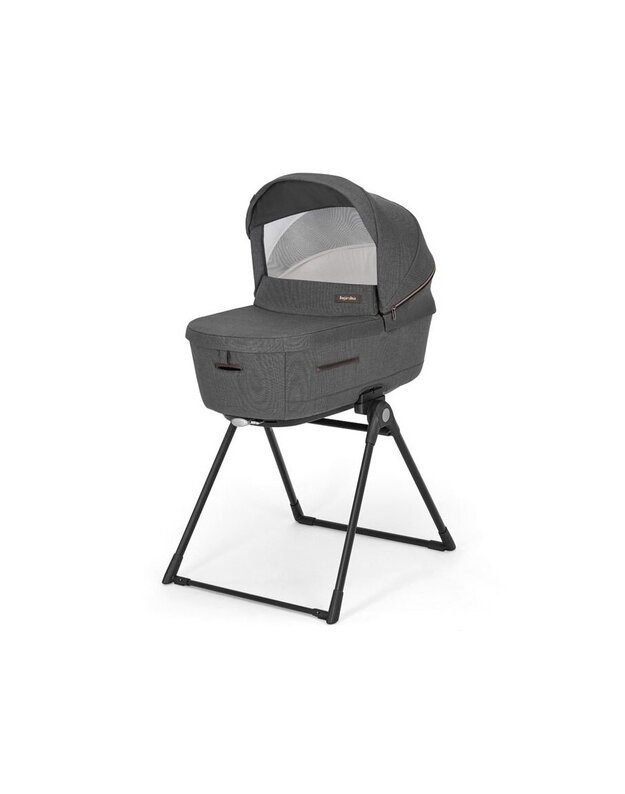 Universalus vežimėlio komplektas Inglesina Aptica 4in1 Velvet Grey + Darwin Infant Recline 0-13 kg