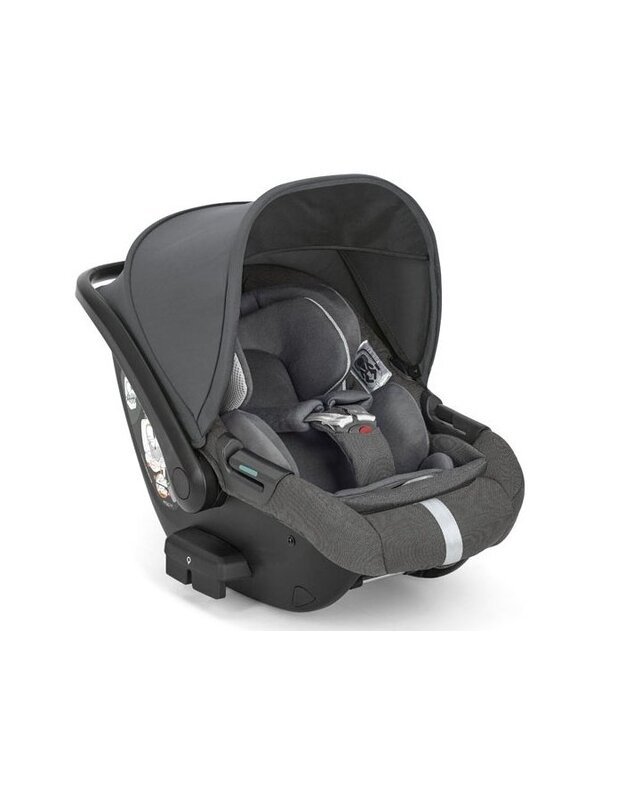 Universalus vežimėlio komplektas Inglesina Aptica 4in1 Velvet Grey + Darwin Infant Recline 0-13 kg