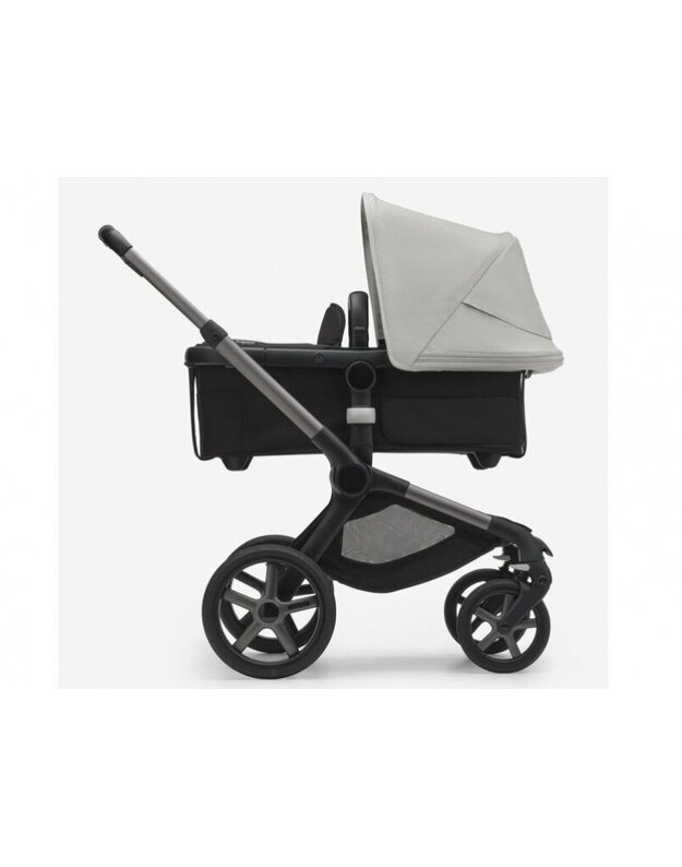 Universalus vežimėlis Bugaboo Fox 5 Misty white/midnight black/ graphite frame 2in1