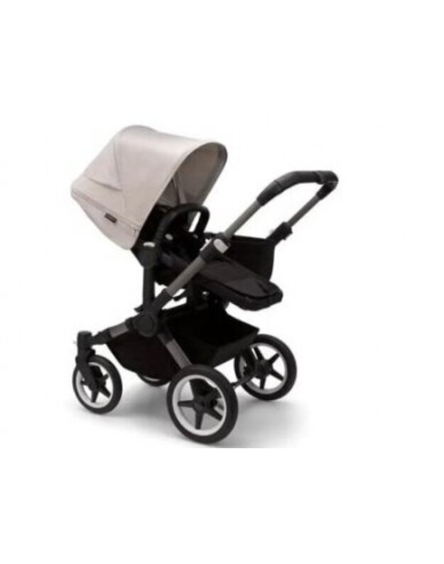 Universalus vežimėlis Bugaboo Donkey 5 Mono 2in1 Graphite/Midnight Black/Misty White