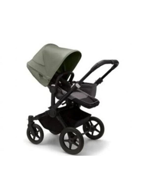 Universalus vežimėlis Bugaboo Donkey 5 Mono 2in1 Black/Grey Melange/Forest Green