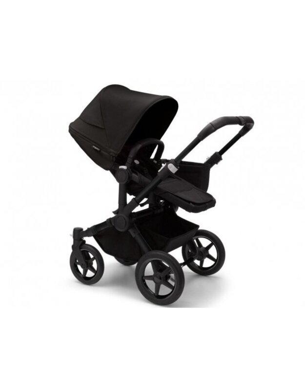 Universalus vežimėlis Bugaboo Donkey 5 Mono 2in1 Black/Midnight Black/Midnight Black