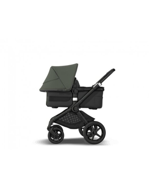 Universalus vežimėlio komplektas 2in1 Bugaboo Fox 3 Forest green/midnight black/black važiuoklė