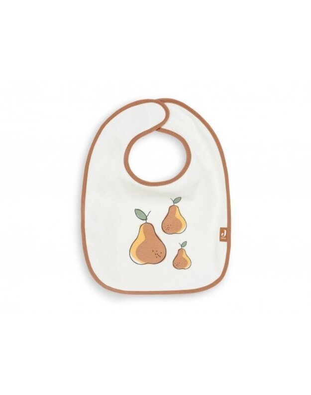 Jollein neperšlampamų seilinukų rinkinys Bib Pear Caramel 3 vnt.