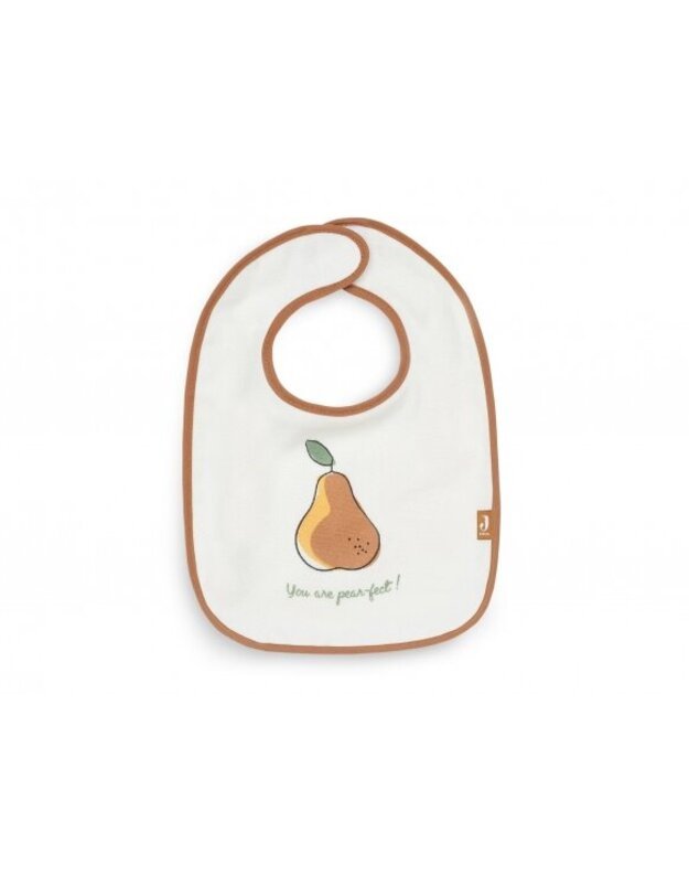 Jollein neperšlampamų seilinukų rinkinys Bib Pear Caramel 3 vnt.