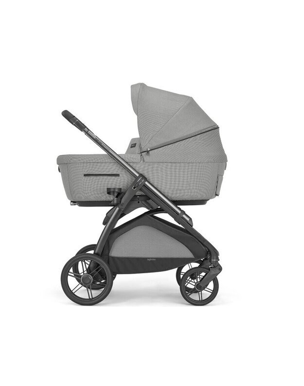 Universalus vežimėlio komplektas Inglesina Aptica 4in1 Satin Grey + Darwin Infant Recline 0-13 kg