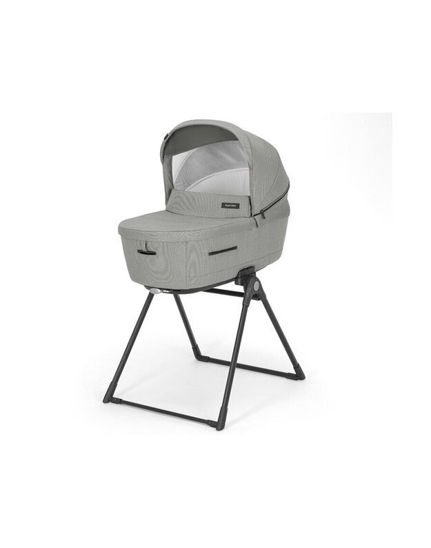 Universalus vežimėlio komplektas Inglesina Aptica 4in1 Satin Grey + Darwin Infant Recline 0-13 kg