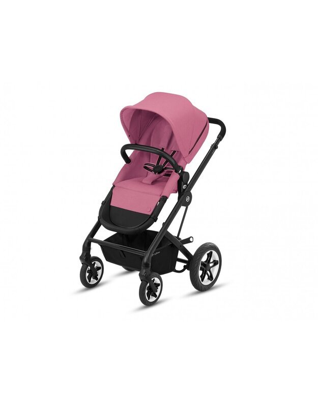 Universalaus vežimėlio komplektas Cybex Balioa S 2in1 Magnolia Pink, black frame