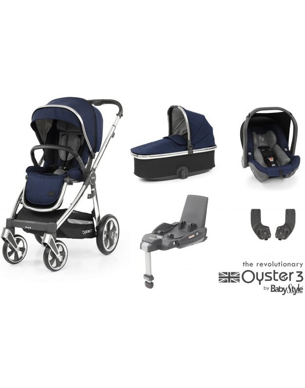 OYSTER 3 STROLLER SET 5IN1 RICH NAVY/MIRROR