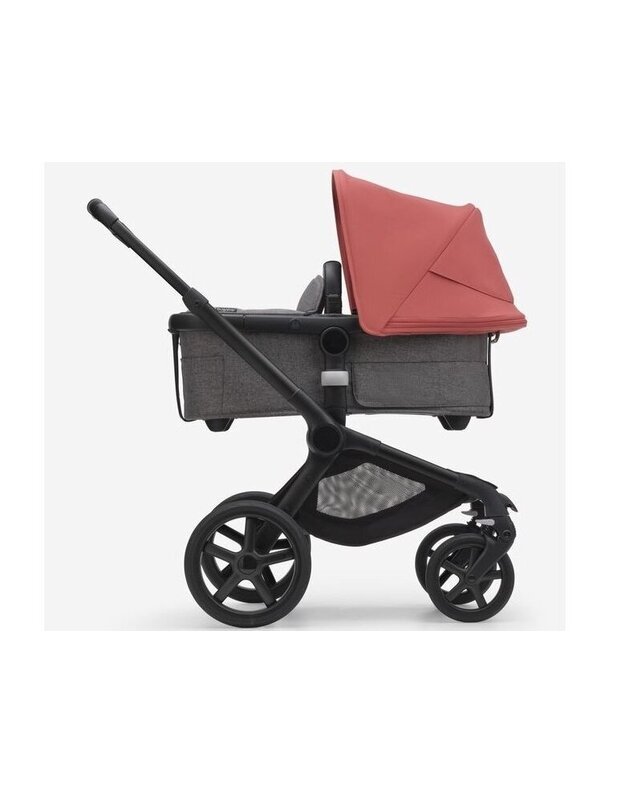  Universalus vežimėlis Bugaboo Fox 5 Sunrise red /grey melange/ black frame 2in1