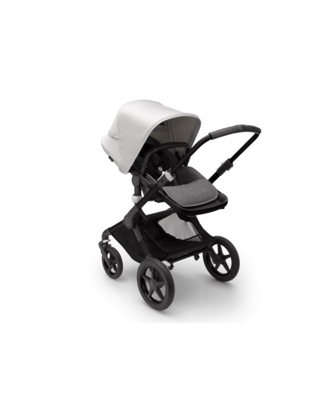 Universalus vežimėlio komplektas 2in1 Bugaboo Fox 3 Misty white/grey melange/black važiuoklė