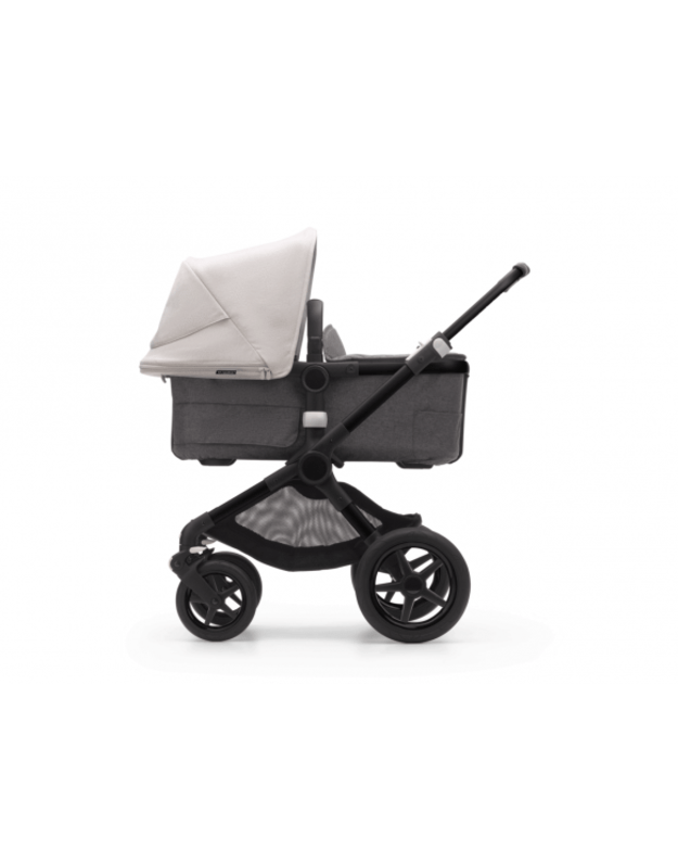 Universalus vežimėlio komplektas 2in1 Bugaboo Fox 3 Misty white/grey melange/black važiuoklė