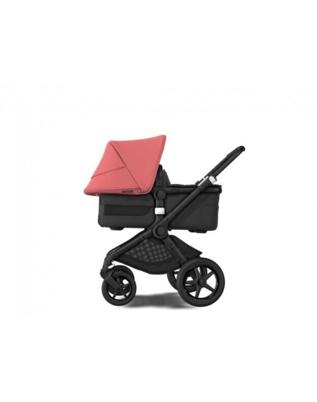 Universalus vežimėlio komplektas 2in1 Bugaboo Fox 3 Sunrise red/ midnight black/ black važiuokl