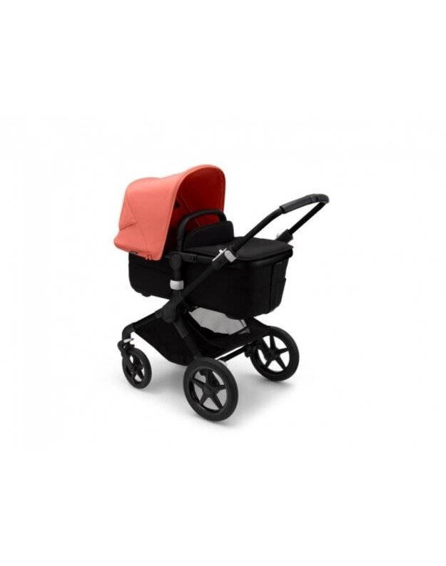 Universalus vežimėlio komplektas 2in1 Bugaboo Fox 3 Sunrise red/ midnight black/ black važiuokl