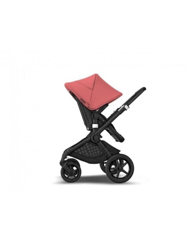 Universalus vežimėlio komplektas 2in1 Bugaboo Fox 3 Sunrise red/ midnight black/ black važiuokl