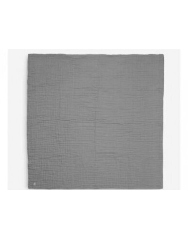 Jollein pledas Wrinkled 120x120cm Storm Grey