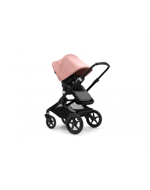 Universalus vežimėlio komplektas 2in1 Bugaboo Fox 3 Morning pink/grey melange/black važiuoklė