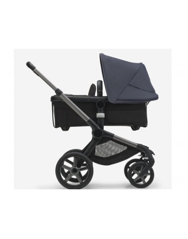 Universalus vežimėlis Bugaboo Fox 5 Stormy blue/midnight black/graphite frame 2in1