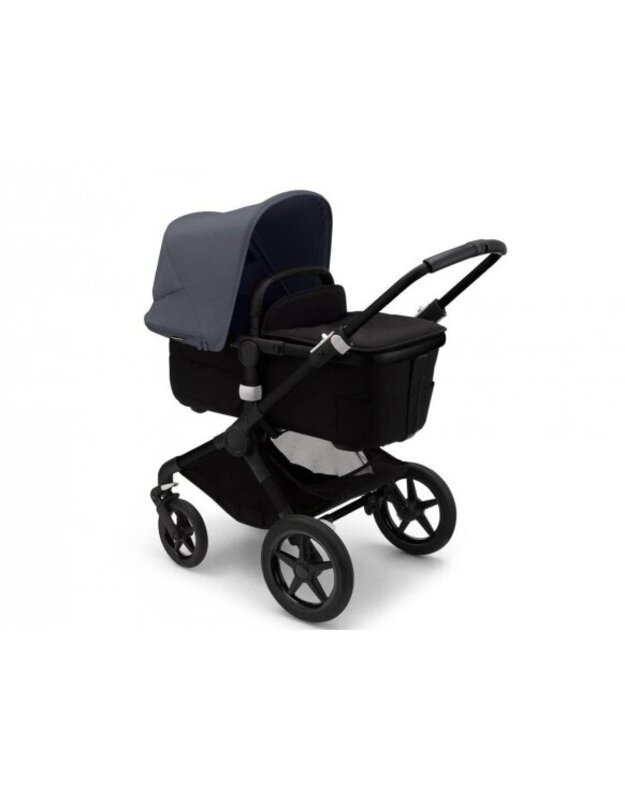 Universalus vežimėlio komplektas 2in1 Bugaboo Fox 3 Stormy blue/midnight black/black važiuoklė