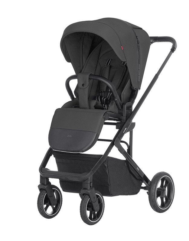 Universalus vežimėlio komplektas Carrello Alfa W 2in1 Graphite Grey