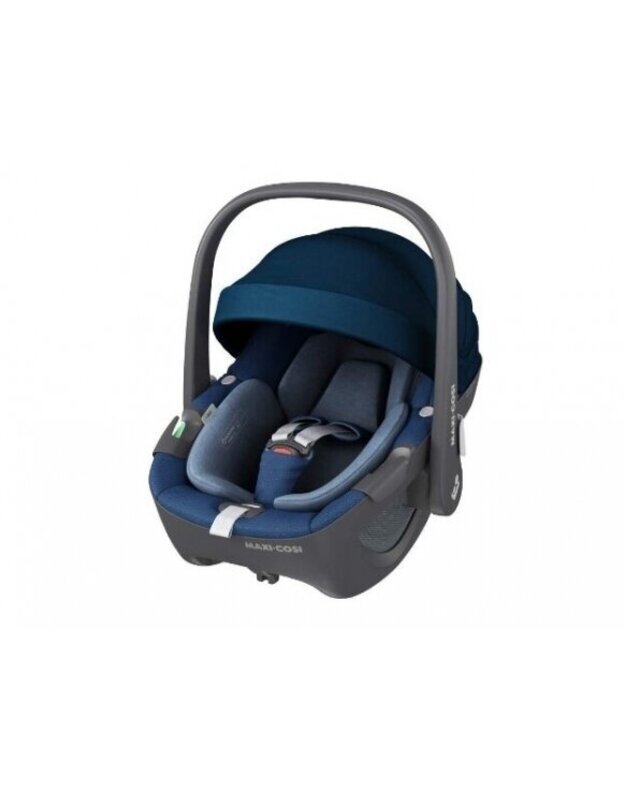 Automobilinė kėdutė Maxi cosi Pebble 360 Essential Blue 0-13kg + ISOFIX MAXI COSI FAMILYFIX 360